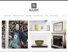 Tablet Screenshot of barkframeworks.com